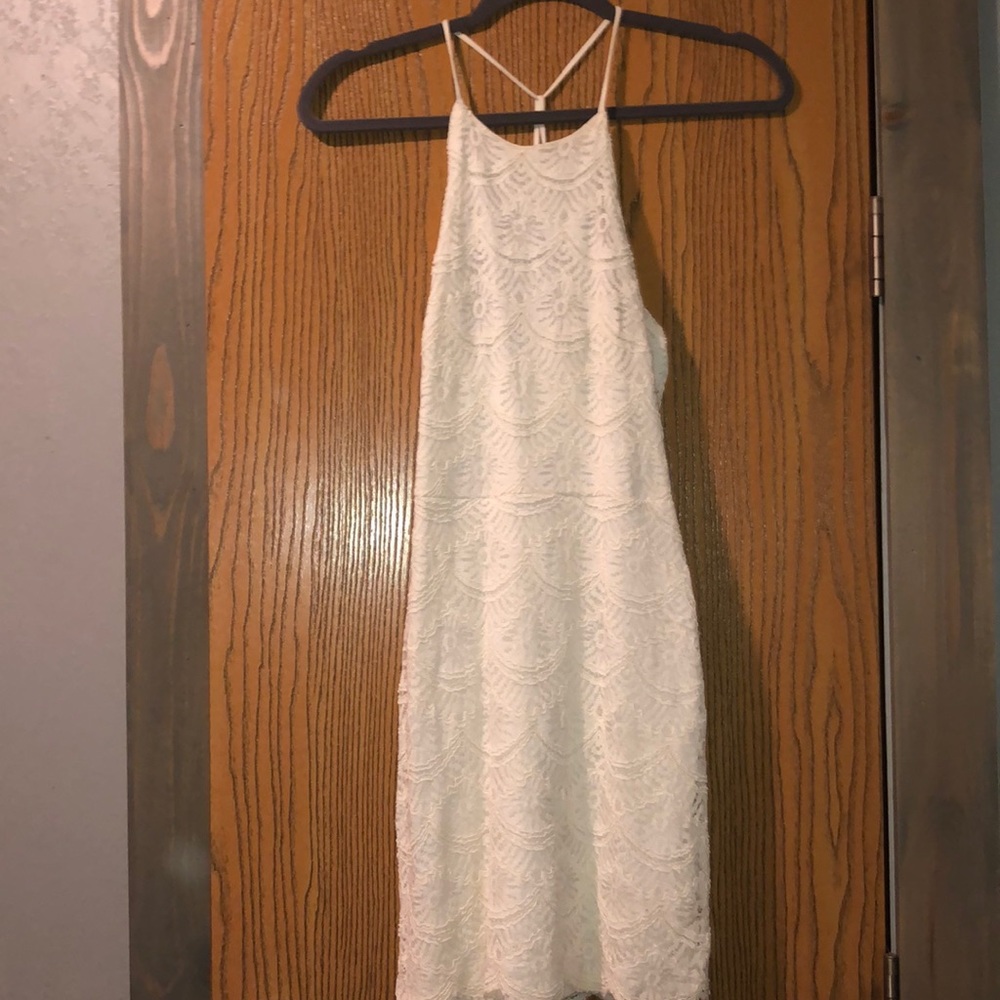 Small white lace dress